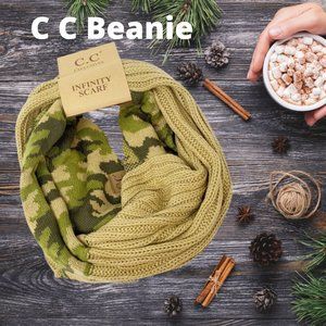 C.C Camouflage Camel Infinity Scarf